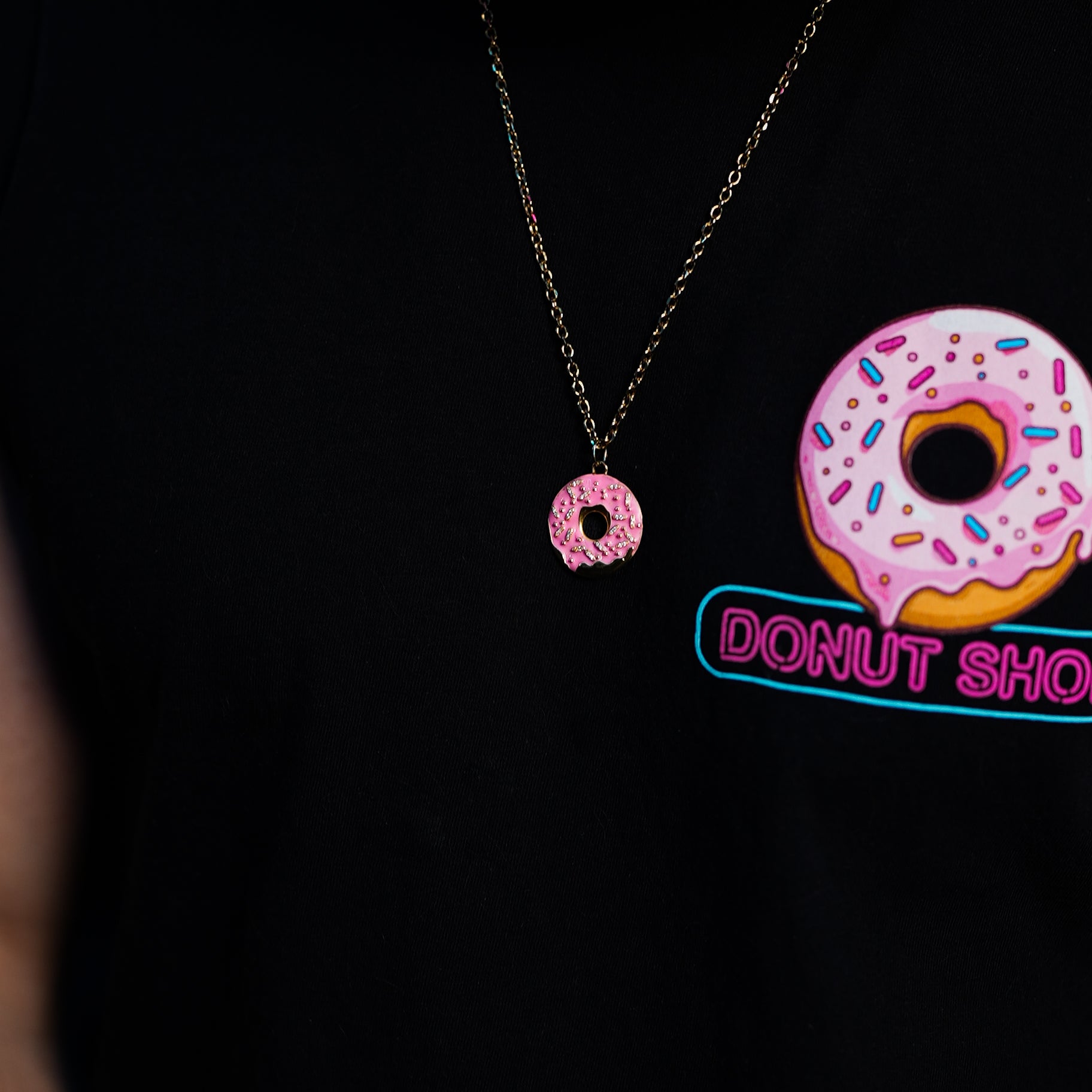 Limited Edition Donut Pendant & Chain