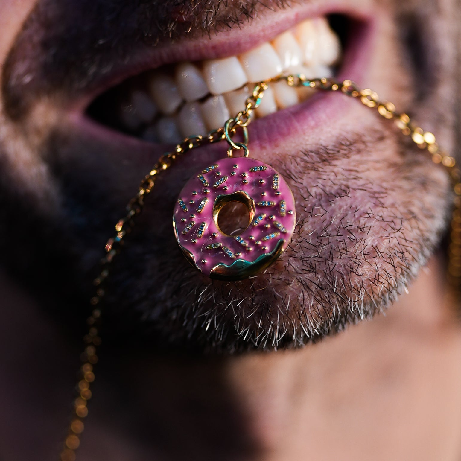Limited Edition Donut Pendant & Chain