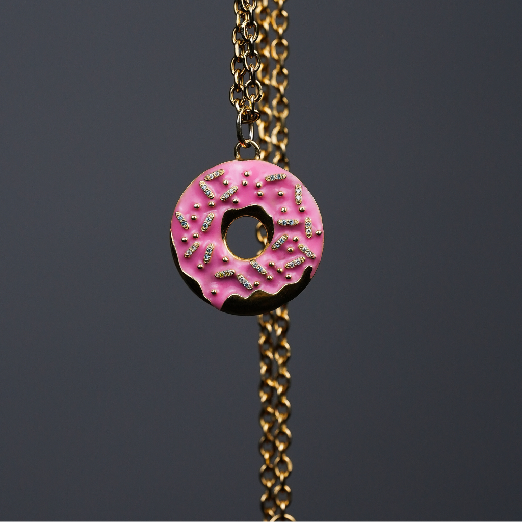 Limited Edition Donut Pendant & Chain