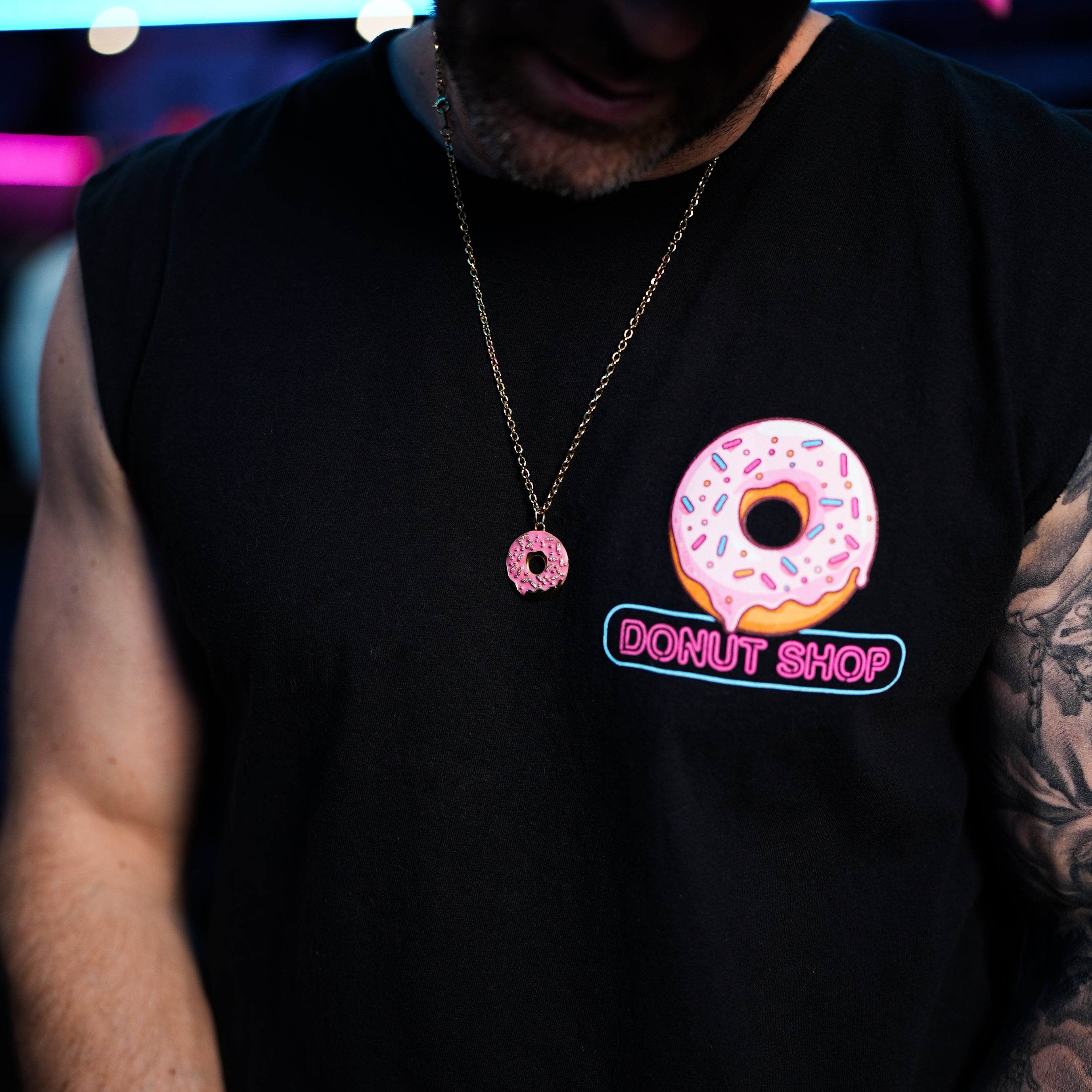 アクセサリー POST OVERALLS DOUGHNUT PENDANT SWEET TOOTH • Sammi